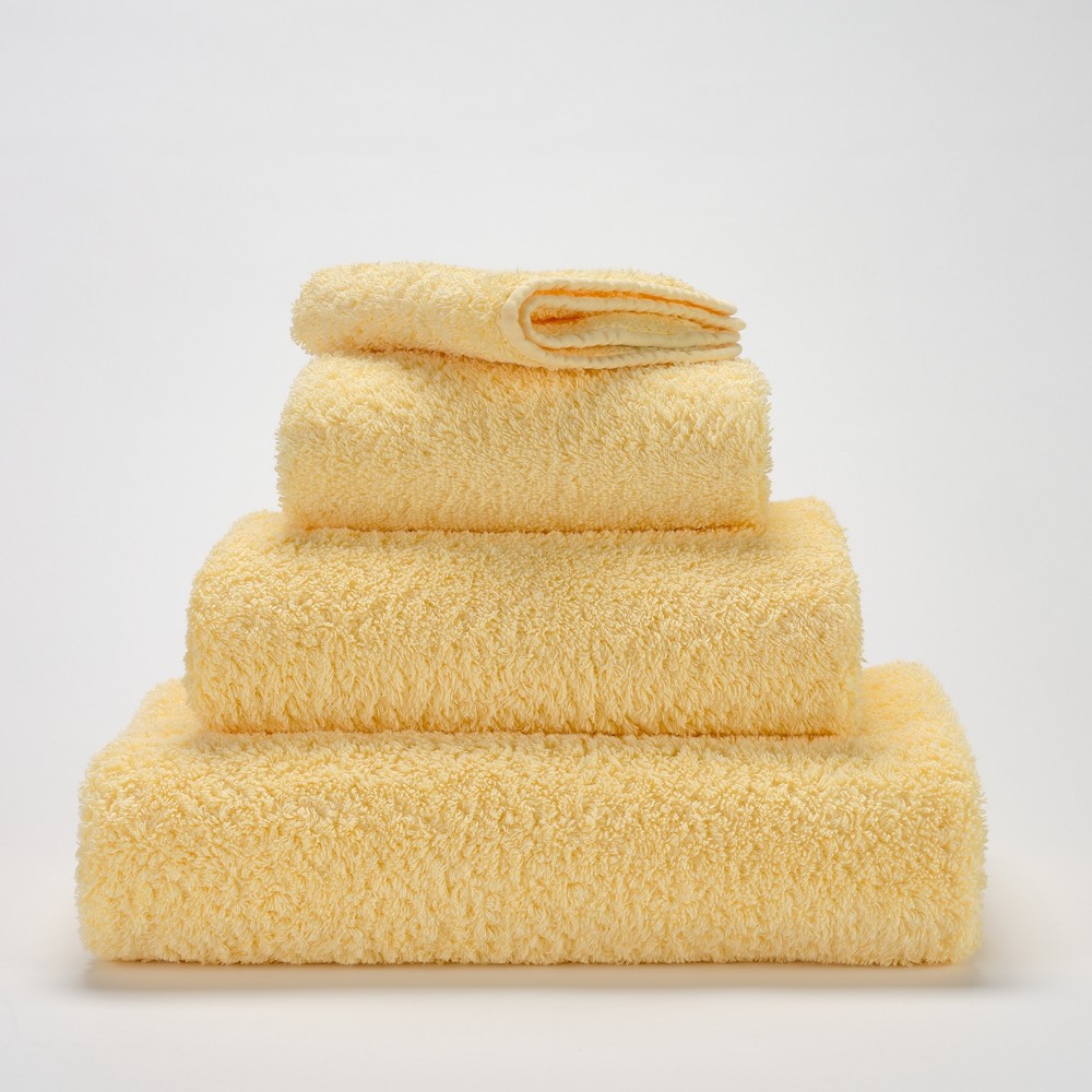 Super Pile Plain Bathroom Towels by Designer Abyss & Habidecor 803 in Popcorn